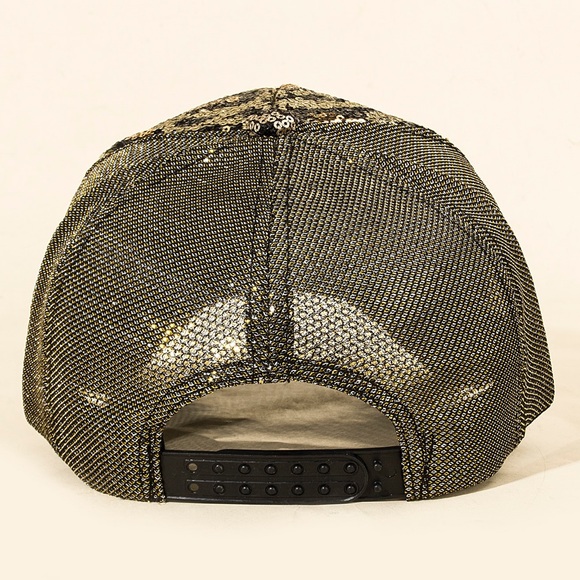 🌺 ANIMAL PRINT SEQUENCE CAP BASEBALL LEOPARD ADJUSTABLE HAT PARTY URBAN COOL - Picture 2 of 3